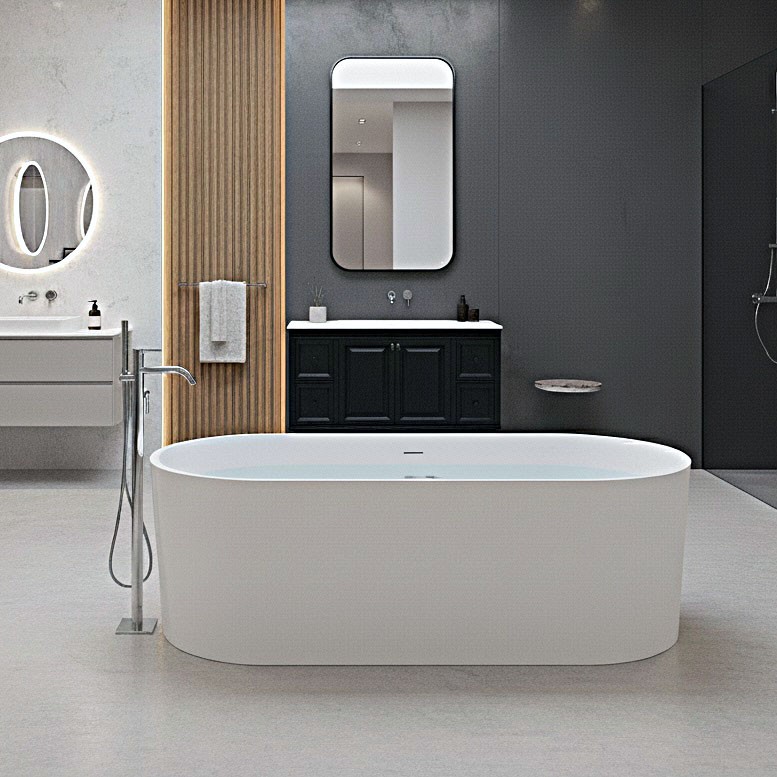 Bau Acrylic Freestanding Bathtub Made in Turkey